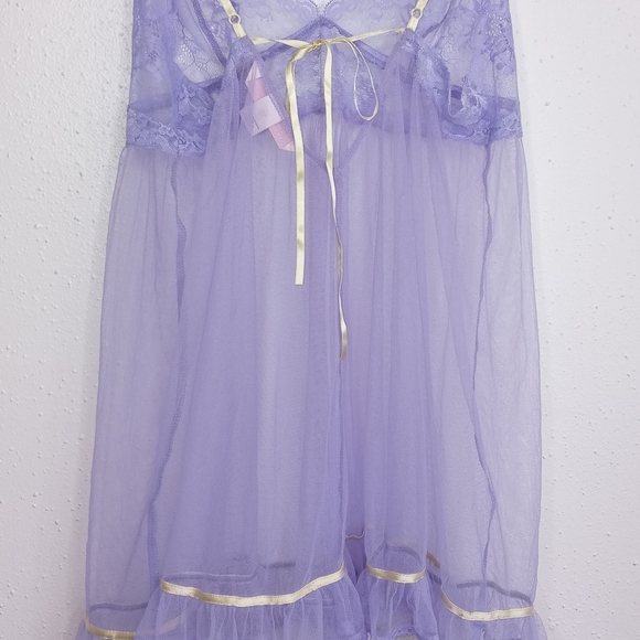 Victoria's Secret Vintage Y2K Fairy Coquette Sheer Lace Dress - Picture 9 of 14